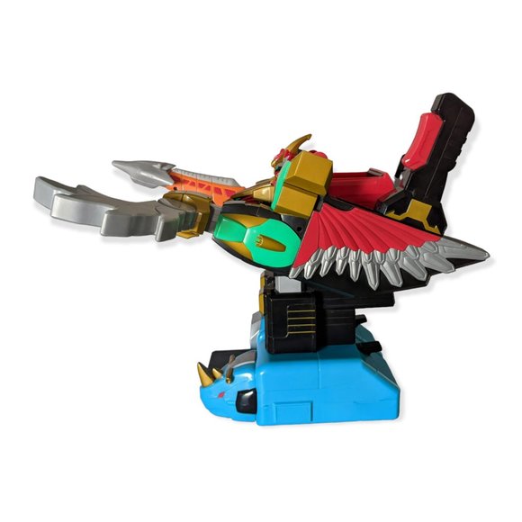 Bandai 2002 Power Rangers Wild Force Icarus Isis Megazord Figure 16" - Picture 7 of 16